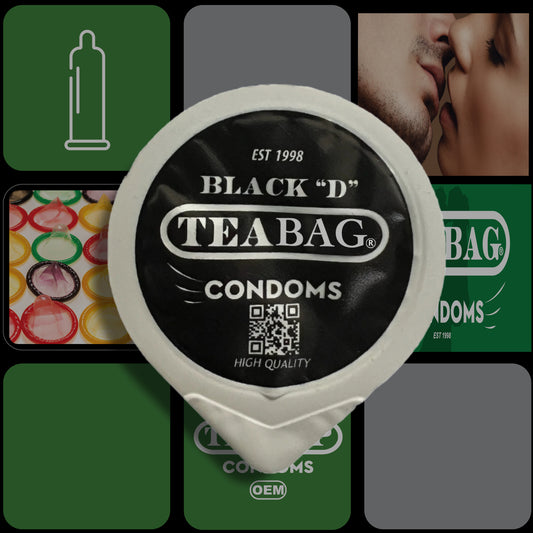 "BLACK'D" Condom - TeaCup Condoms