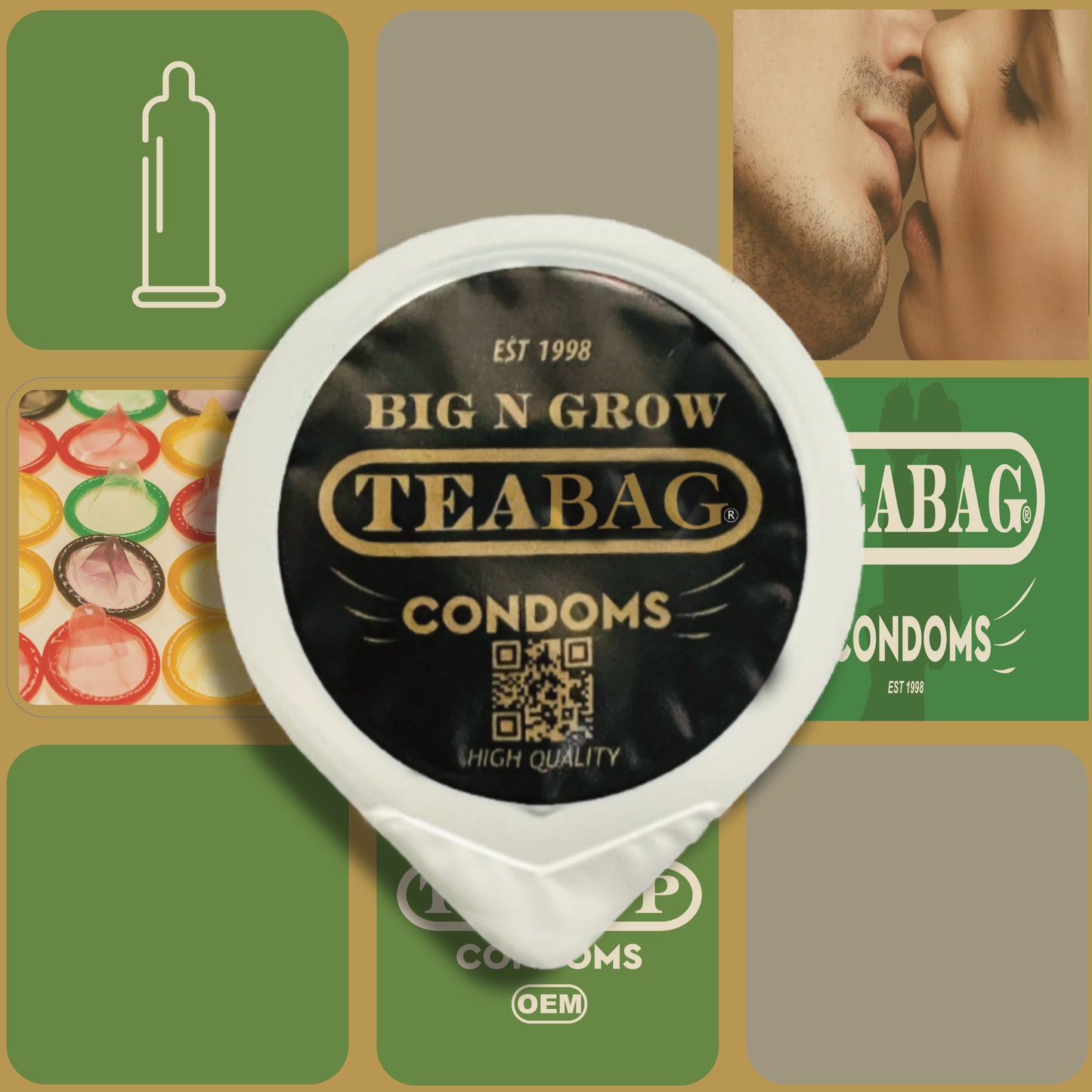 "Big N Grow" Condom - TeaCup Condoms