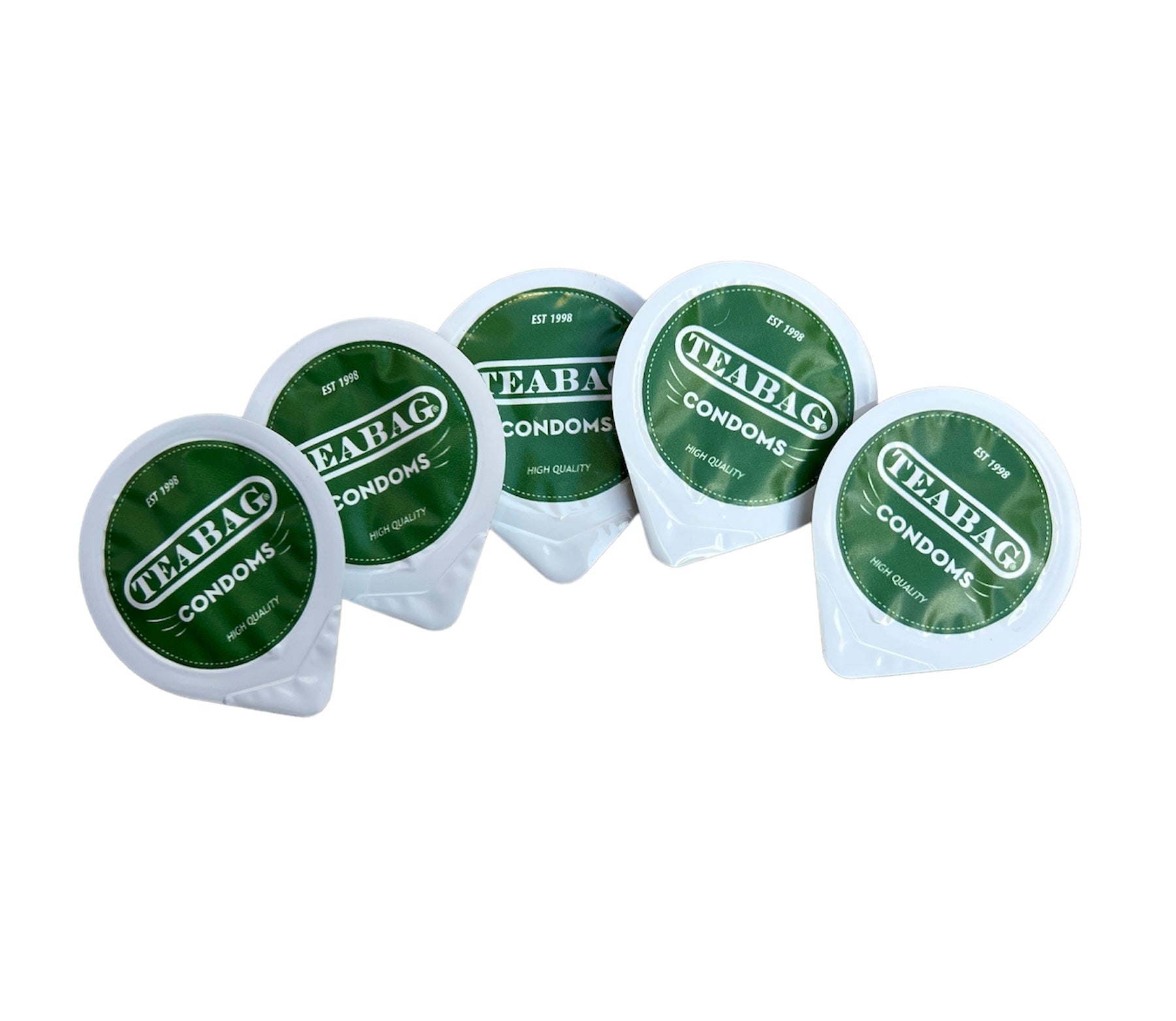 5 Pack of Teabag Condoms - TeaCup Condoms